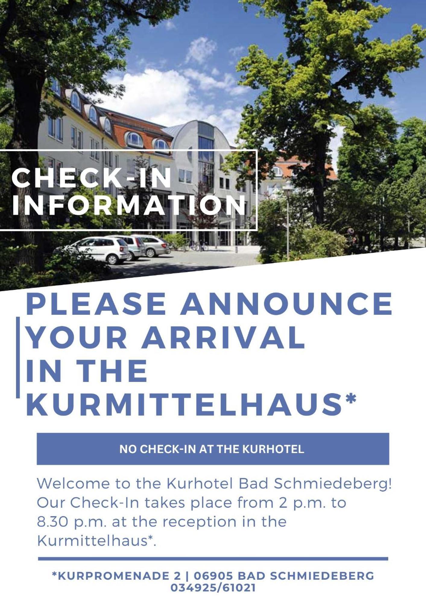 Kurhotel Bad Schmiedeberg Exterior foto